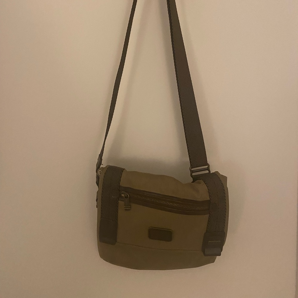 Tumi Crossbody Bag in Khaki/Tan